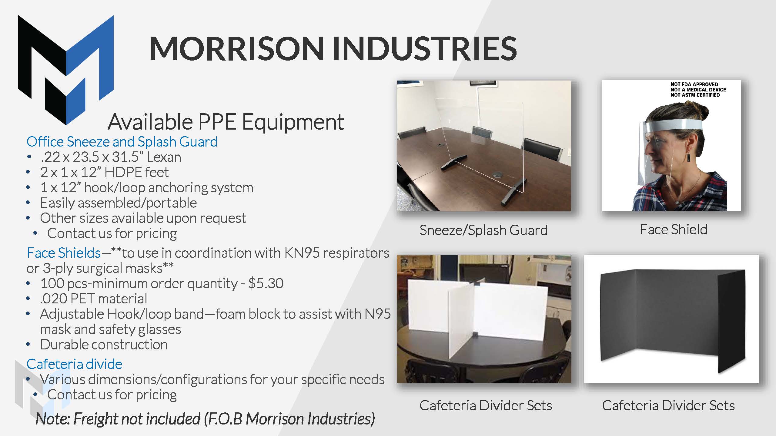 Morrison Industries PPE