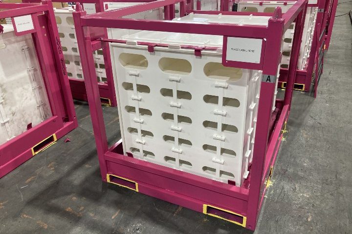 Pink Custom Stack Rack with